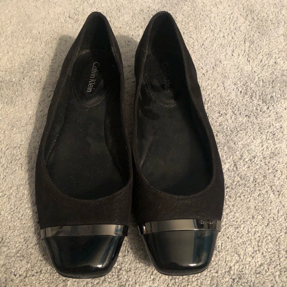 Calvin Klein Black Flats (SIZE 7)